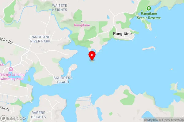 Pirikawau Island,Northland Area Map