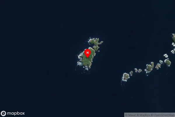Pohowaitai Island,Southland Satellite Map