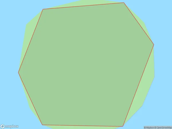Potuatua Island, Southland Polygon Area Map