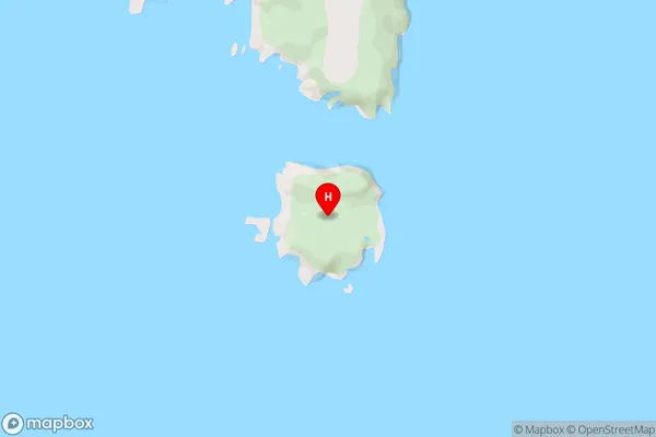 Poutama Island,Southland Area Map
