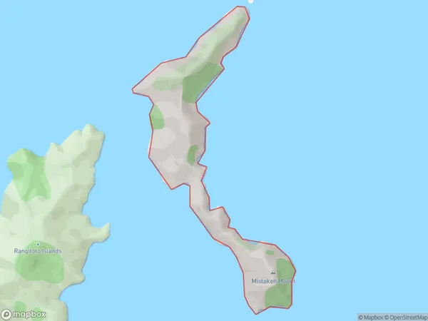 Puangiangi Island, Marlborough Polygon Area Map