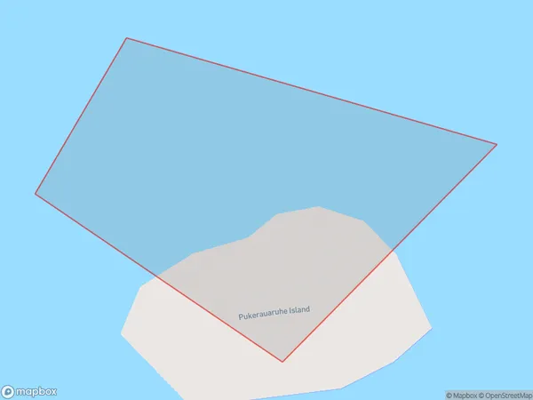 ZipCode 8011 Map for Pukerauaruhe Island