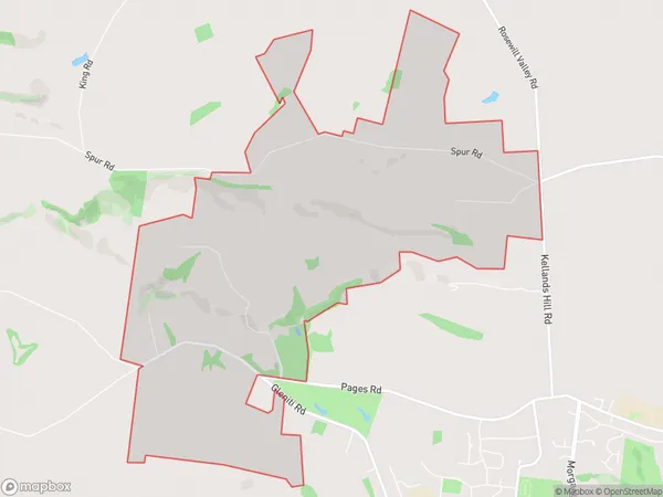 Hadlow, Canterbury Polygon Area Map