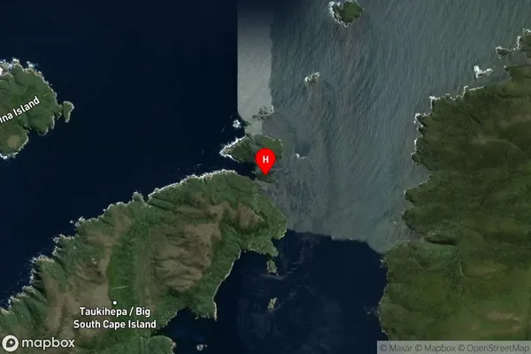 Pukeweka Island,Southland Satellite Map