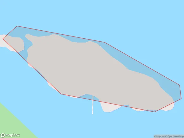 Pukeweka Island, Southland Polygon Area Map