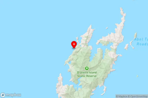 Puotewheke / Scuffle Island,Marlborough Region Map