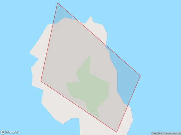 Putahataha Island, Northland Polygon Area Map