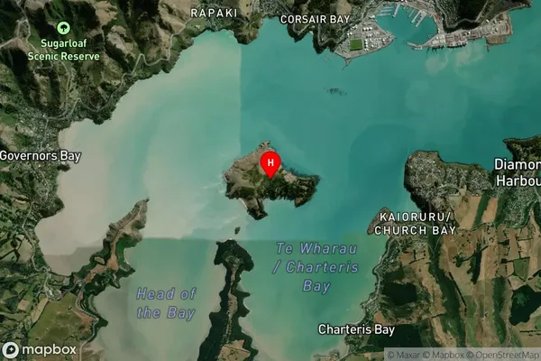 Otamahua / Quail Island,Canterbury Satellite Map