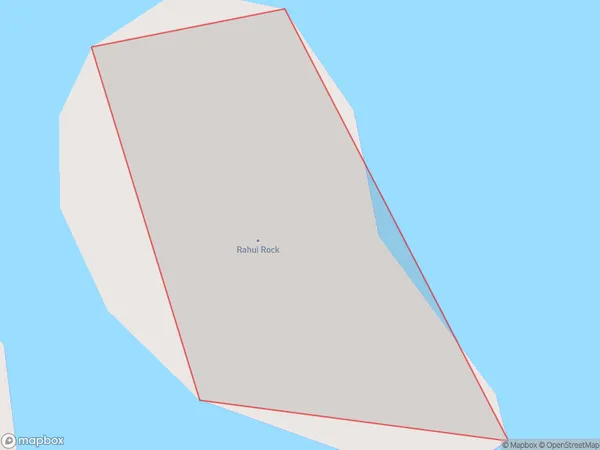 Rahui Rock, Northland Polygon Area Map
