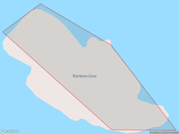 Rainbow Isles, Otago Polygon Area Map