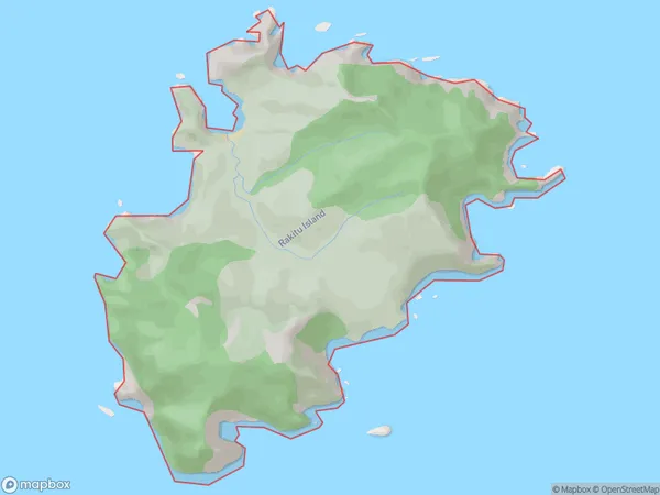 Rakitu Island (Arid Island), Auckland Polygon Area Map