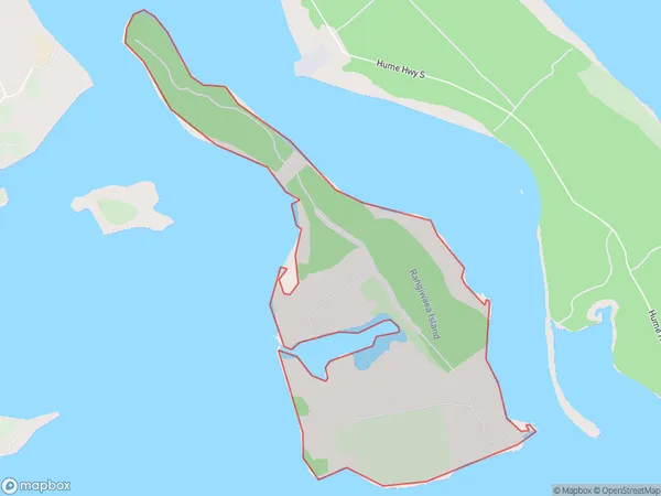 Rangiwaea Island, Bay of Plenty Polygon Area Map