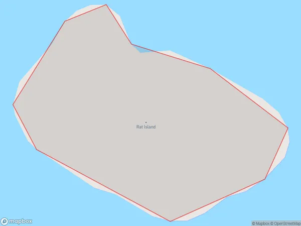 Rat Island, Southland Polygon Area Map