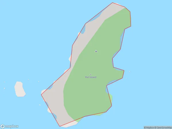 Rat Island, Southland Polygon Area Map