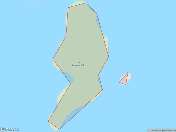 Raukawa Rock, Marlborough Polygon Area Map