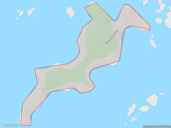 Rimariki Island, Northland Polygon Area Map