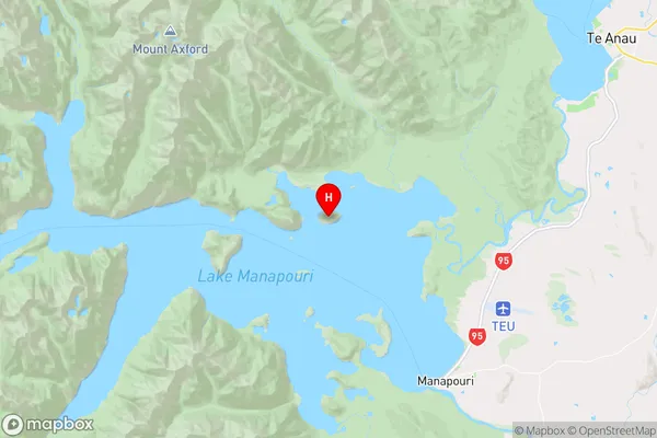 Rona Island,Southland Region Map