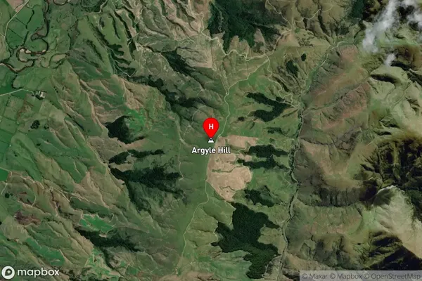 Argyle Hill,Southland Satellite Map