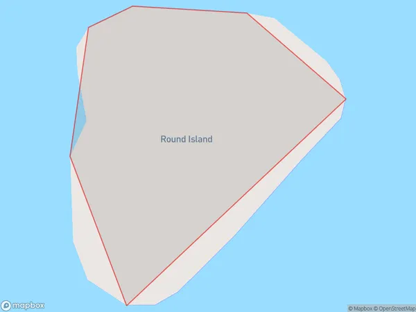 Round Island, Southland Polygon Area Map