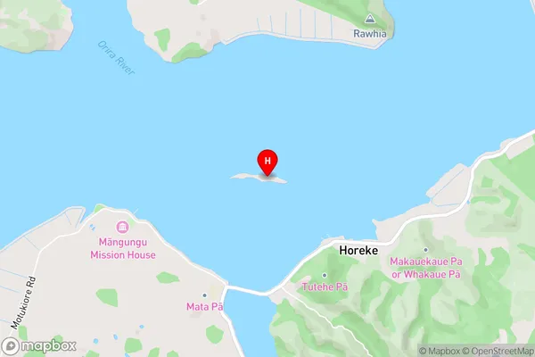 Ruapapaka Island,Northland Area Map