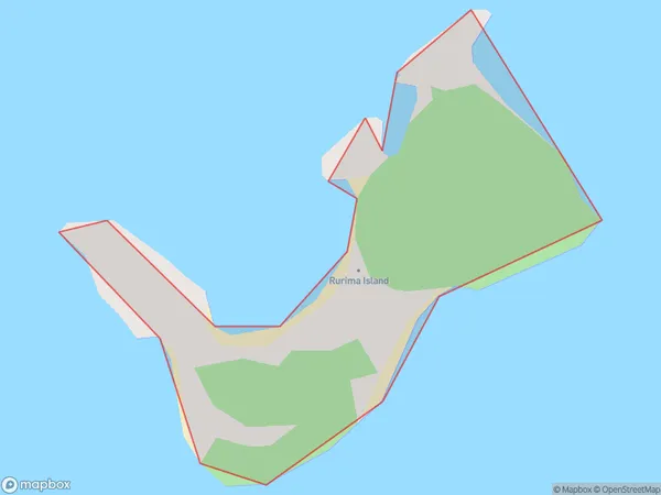 Rurima Island, Bay of Plenty Polygon Area Map