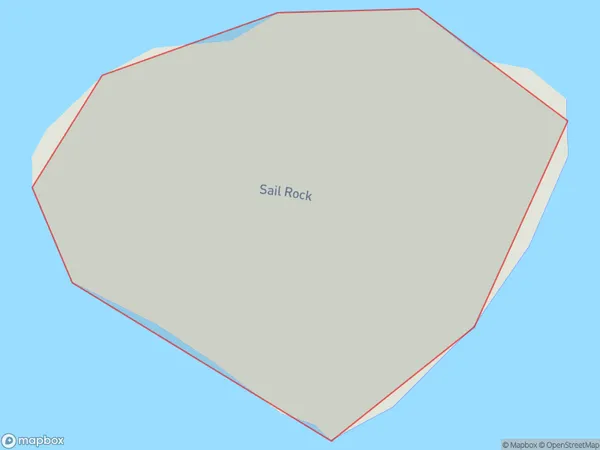 Sail Rock, Otago Polygon Area Map