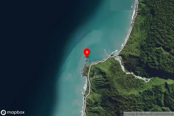 Seal Island,West Coast Satellite Map