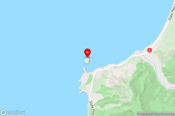 Seal Island,West Coast Area Map