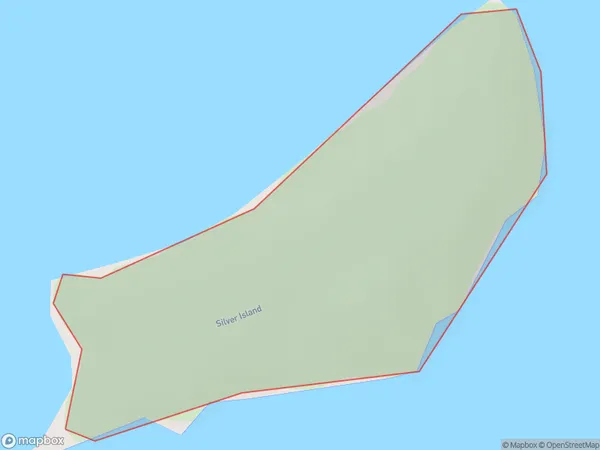 Silver Island, Otago Polygon Area Map