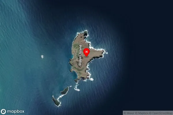 Slipper Island (Whakahau),Waikato Satellite Map