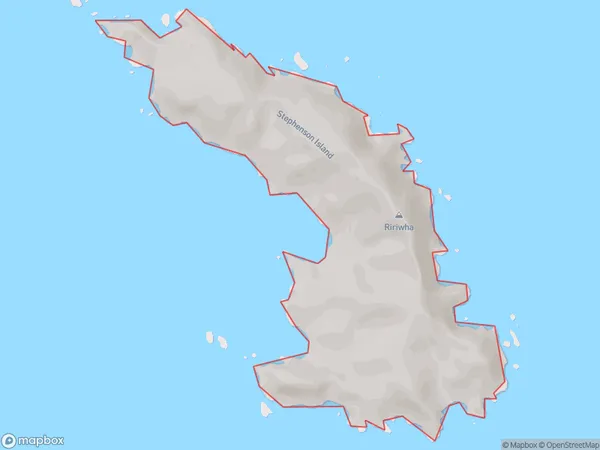 Stephenson Island, Otago Polygon Area Map