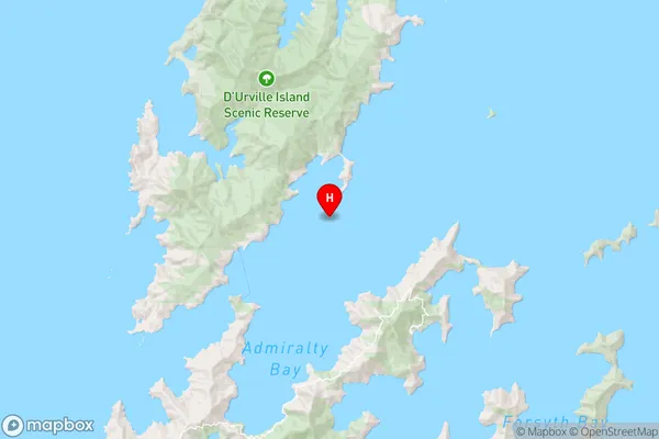 Stewart Island / Tekuru Kuru,Marlborough Region Map