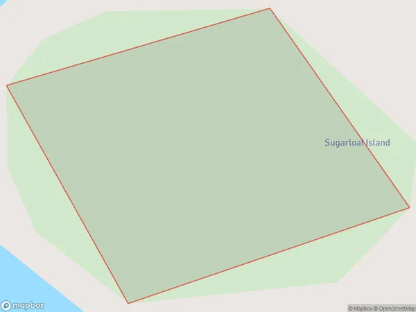 Sugarloaf Island, Northland Polygon Area Map