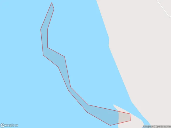 Tahunamanu Island, Bay of Plenty Polygon Area Map