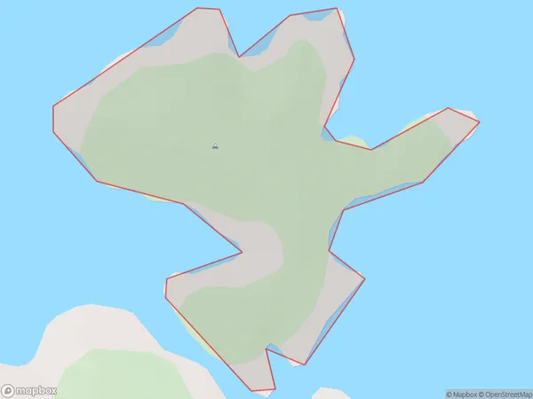 Tamaitemioka Island, Southland Polygon Area Map