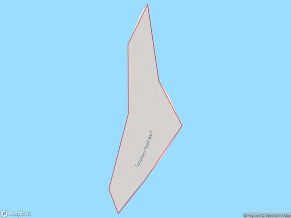 Tangihana Shell Bank, Northland Polygon Area Map