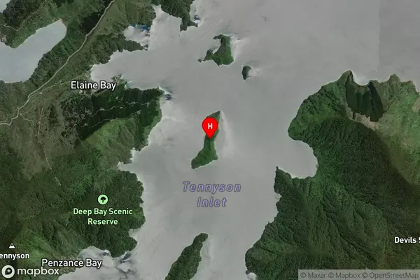 Tarakaipa Island,Marlborough Satellite Map