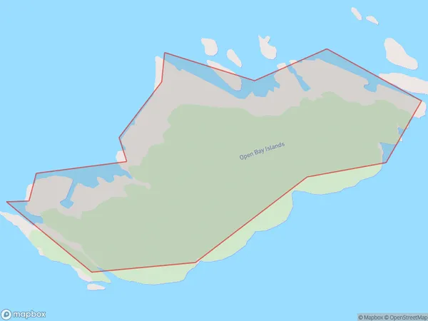 Taumaka Island, West Coast Polygon Area Map