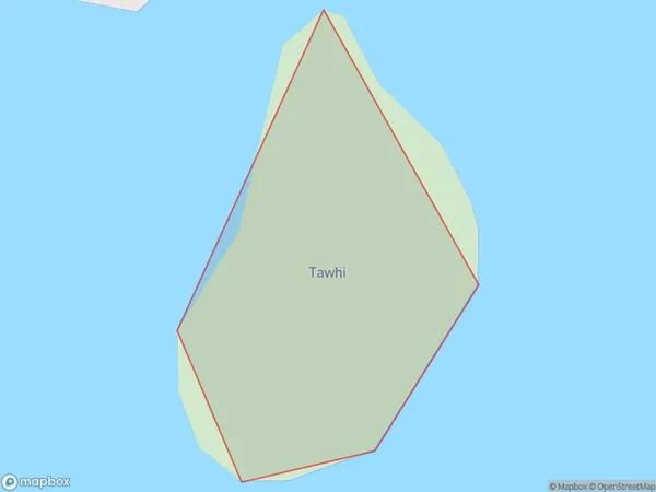 Tawhi, Marlborough Polygon Area Map