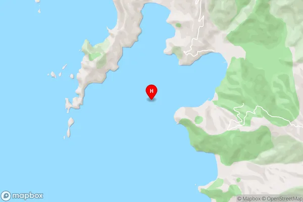 Te Horo Island,Marlborough Area Map