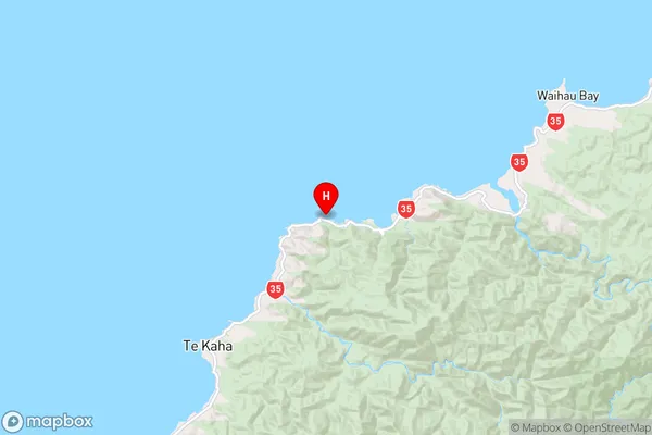 Te Huka Island,Bay of Plenty Region Map