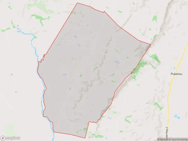 Argyll, Hawke's Bay Polygon Area Map