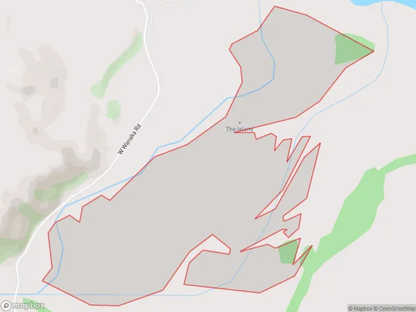 The Island, Otago Polygon Area Map