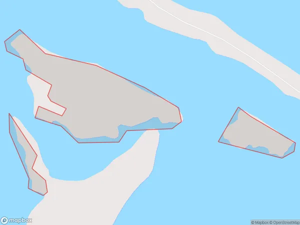 The Islands, Otago Polygon Area Map