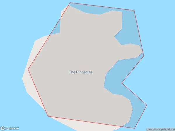 The Pinnacles, Waikato Polygon Area Map