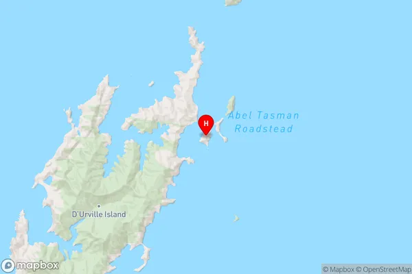 Tinui Island,Marlborough Region Map