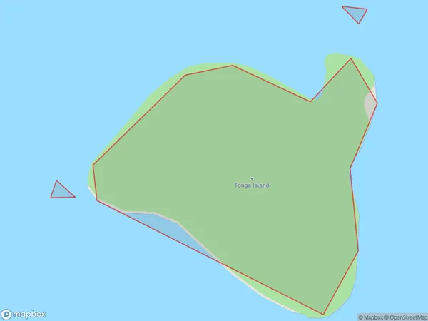 Tonga Island, Tasman Polygon Area Map