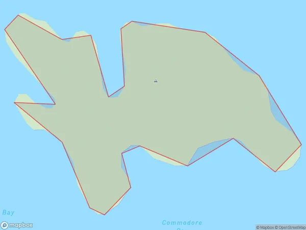 Tuputupungahau Island, Northland Polygon Area Map