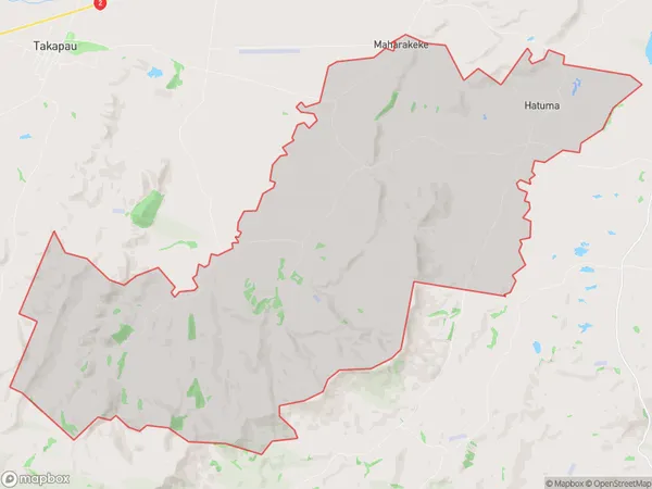 Hatuma, Hawke's Bay Polygon Area Map