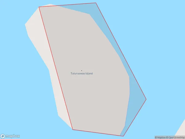 Tuturuowae, Otago Polygon Area Map